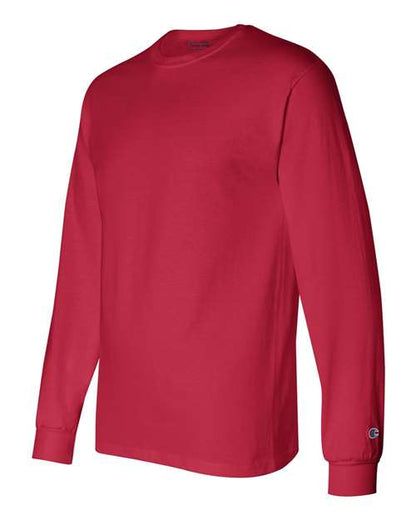 Champion Long Sleeve T-Shirt CC8C Custom Embroidered Business Logo