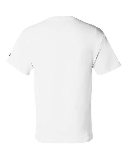 Champion Short Sleeve T-Shirt T425 White Custom Embroidered Business Logo