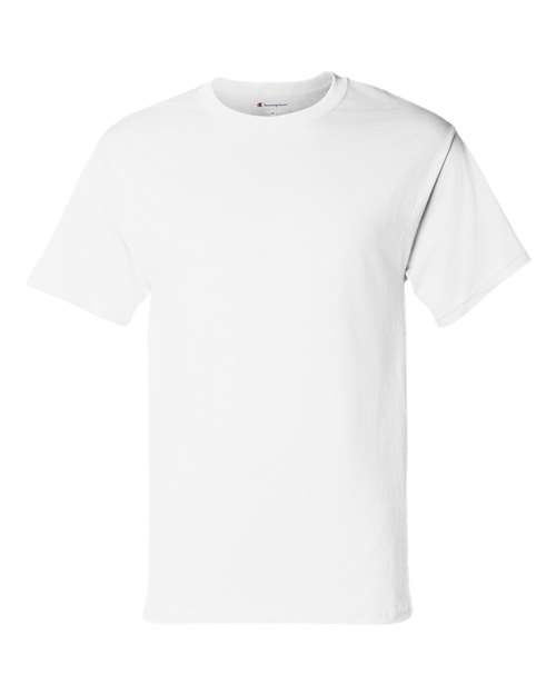Champion Short Sleeve T-Shirt T425 White Custom Embroidered Business Logo
