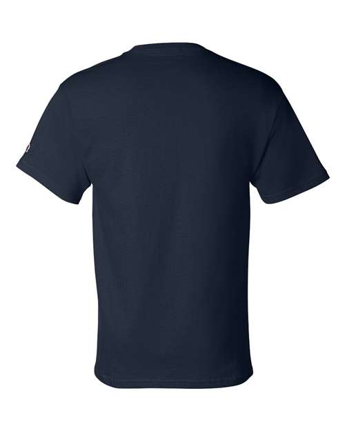 Champion Short Sleeve T-Shirt T425 Navy Custom Embroidered Business Logo