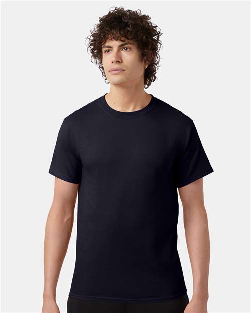Custom Embroidered  Champion Short Sleeve T-Shirt T425 Navy