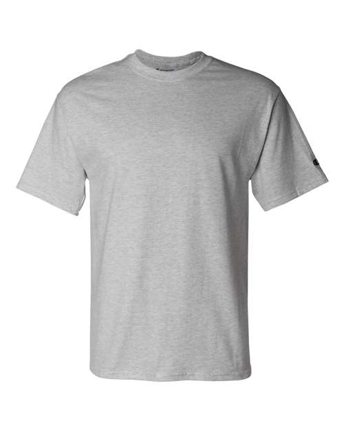 Champion Short Sleeve T-Shirt T425 Light Steel Custom Embroidered Business Logo