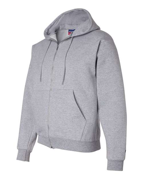 Champion Powerblend® Full-Zip Hooded Sweatshirt S800 Custom Embroidered Business Logo