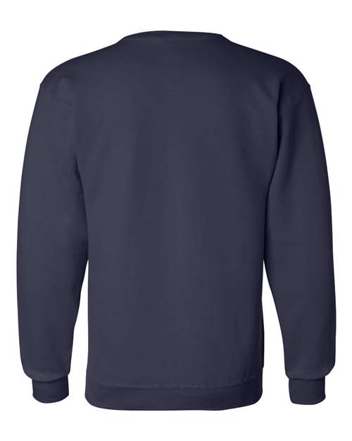Champion Powerblend® Crewneck Sweatshirt S600 Navy Custom Embroidered Business Logo