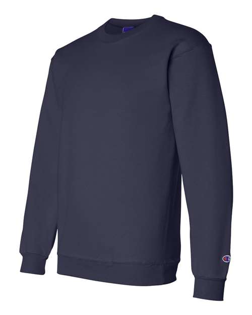 Champion Powerblend® Crewneck Sweatshirt S600 Navy Custom Embroidered Business Logo