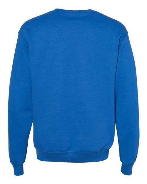 Champion Powerblend® Crewneck Sweatshirt S600 Royal Blue Custom Embroidered Business Logo