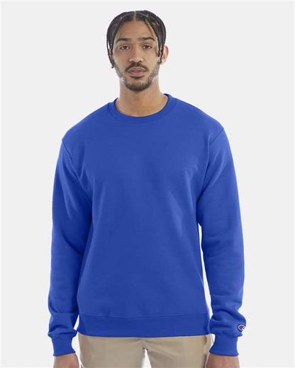 Custom Embroidered  Champion Powerblend® Crewneck Sweatshirt S600 Royal Blue