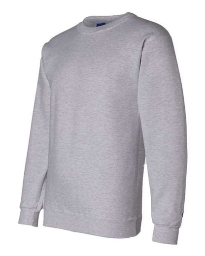 Champion Powerblend® Crewneck Sweatshirt S600 Light Steel Custom Embroidered Business Logo