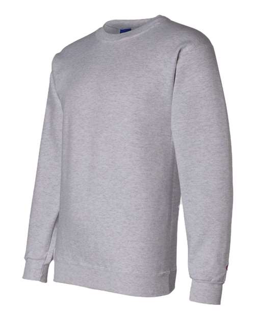 Champion Powerblend® Crewneck Sweatshirt S600 Light Steel Custom Embroidered Business Logo