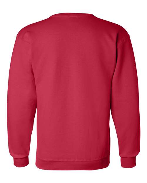 Champion Powerblend® Crewneck Sweatshirt S600 Scarlet Custom Embroidered Business Logo