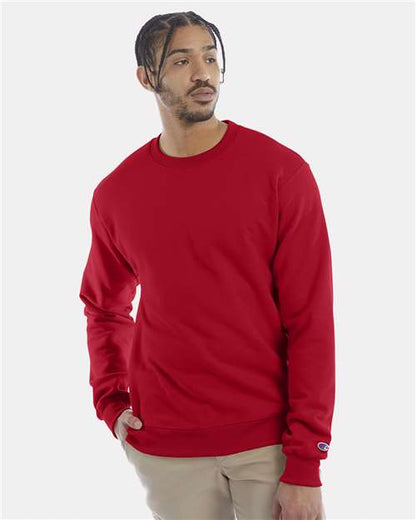 Custom Embroidered  Champion Powerblend® Crewneck Sweatshirt S600 Scarlet