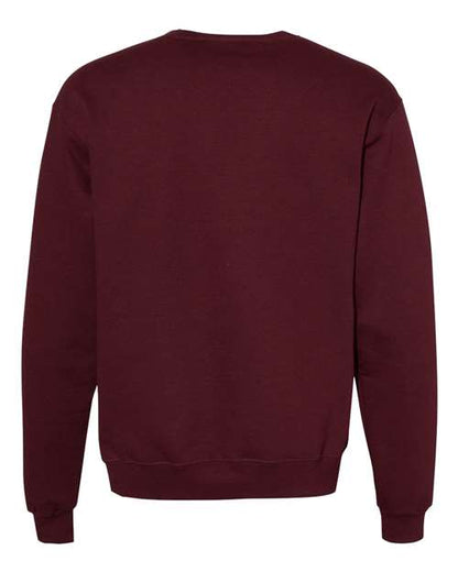 Champion Powerblend® Crewneck Sweatshirt S600 Light Steel Custom Embroidered Business Logo
