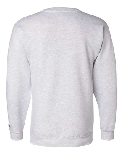 Champion Powerblend® Crewneck Sweatshirt S600 Silver Grey Custom Embroidered Business Logo