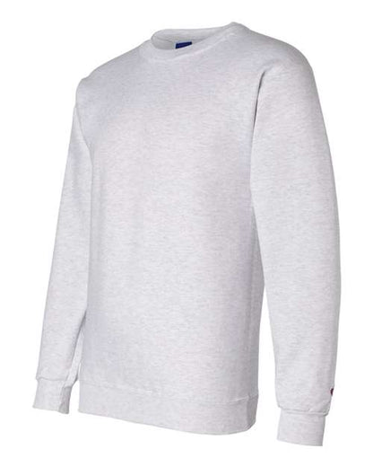 Champion Powerblend® Crewneck Sweatshirt S600 Silver Grey Custom Embroidered Business Logo