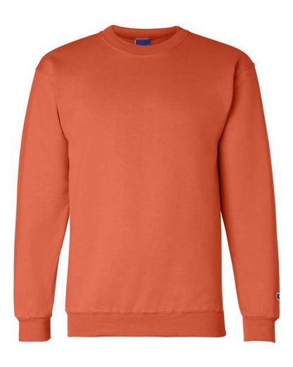 Champion Powerblend® Crewneck Sweatshirt S600 Navy Heather Custom Embroidered Business Logo