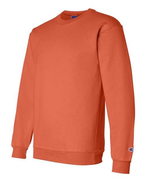 Champion Powerblend® Crewneck Sweatshirt S600 Navy Heather Custom Embroidered Business Logo