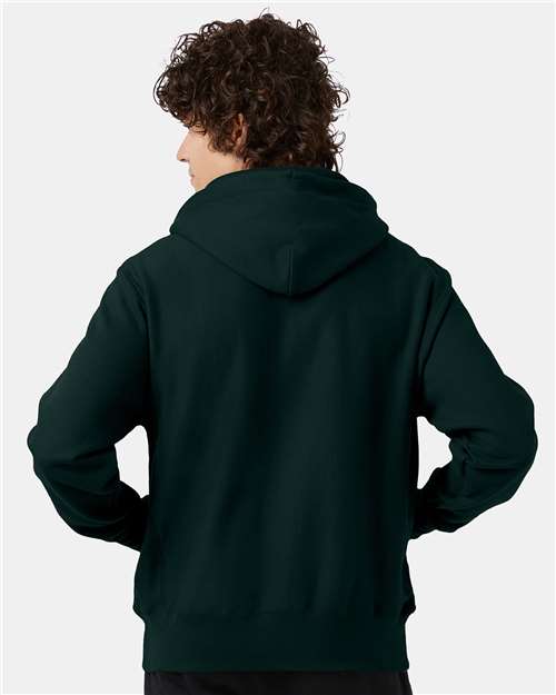 Champion Reverse Weave® Hooded Sweatshirt S101 Dark Green