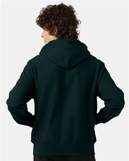 Champion Reverse Weave® Hooded Sweatshirt S101 Dark Green