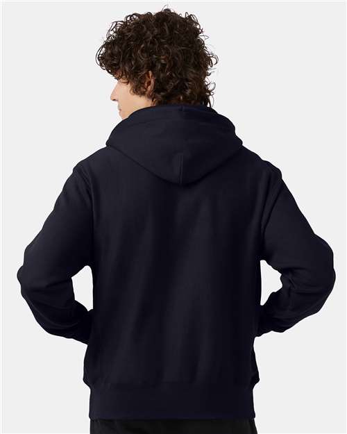 Champion Reverse Weave® Hooded Sweatshirt S101 Custom Embroidered Business Logo