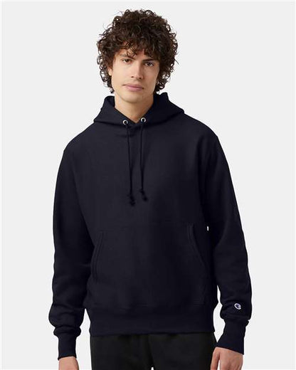 Custom Embroidered  Champion Reverse Weave® Hooded Sweatshirt S101 Navy
