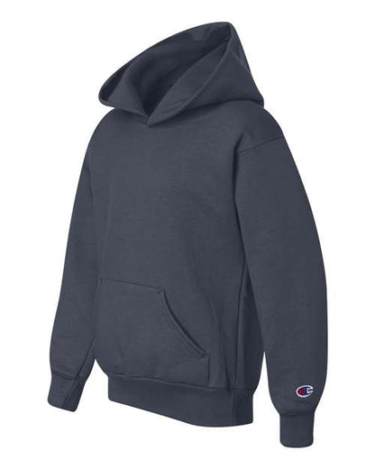 Champion Powerblend® Youth Hooded Sweatshirt S790 Custom Embroidered Business Logo