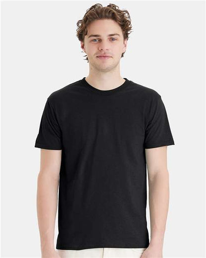 Custom Embroidered  Hanes Perfect-T T-Shirt 4980 Black