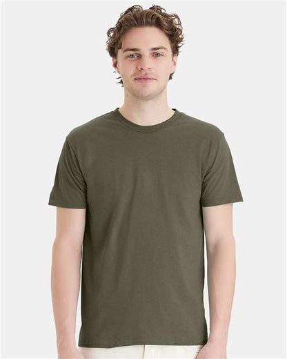 Custom Embroidered  Hanes Perfect-T T-Shirt 4980 Fatigue Green