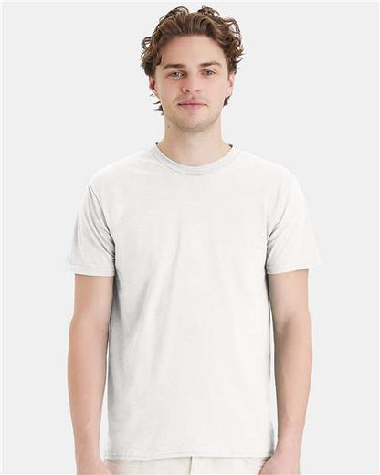 Custom Embroidered  Hanes Perfect-T T-Shirt 4980 White