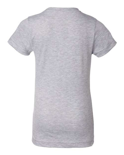 LAT Girls' Fine Jersey Tee 2616 Heather