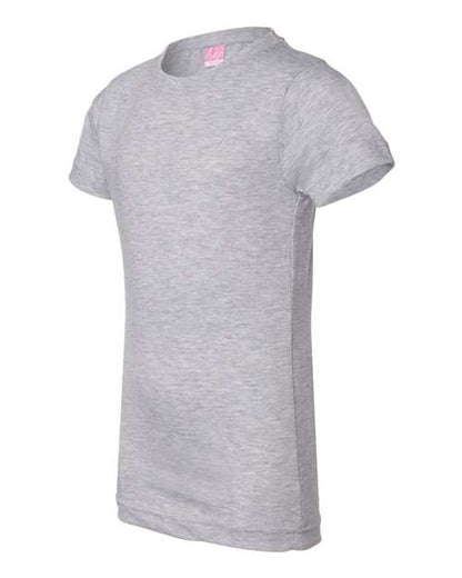 LAT Girls' Fine Jersey Tee 2616 Heather