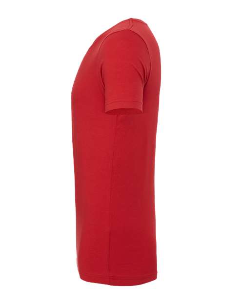 BELLA + CANVAS Jersey Tee 3001 Canvas Red Custom Embroidered Business Logo