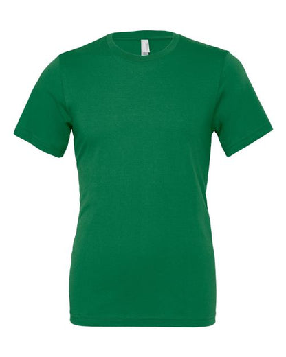 BELLA + CANVAS Jersey Tee 3001 Evergreen Custom Embroidered Business Logo