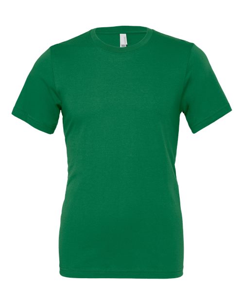 BELLA + CANVAS Jersey Tee 3001 Evergreen Custom Embroidered Business Logo