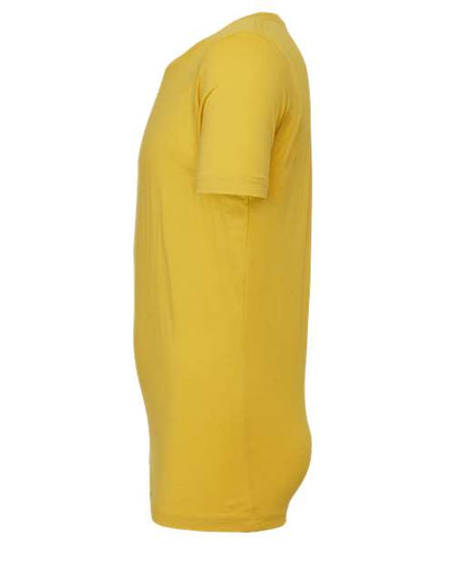 BELLA + CANVAS Jersey Tee 3001 Maize Yellow Custom Embroidered Business Logo