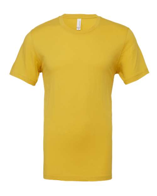 BELLA + CANVAS Jersey Tee 3001 Maize Yellow Custom Embroidered Business Logo