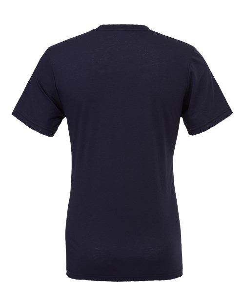 BELLA + CANVAS Jersey Tee 3001 Navy Custom Embroidered Business Logo