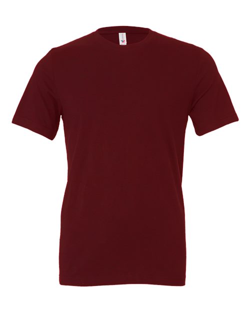 BELLA + CANVAS Jersey Tee 3001 Maroon