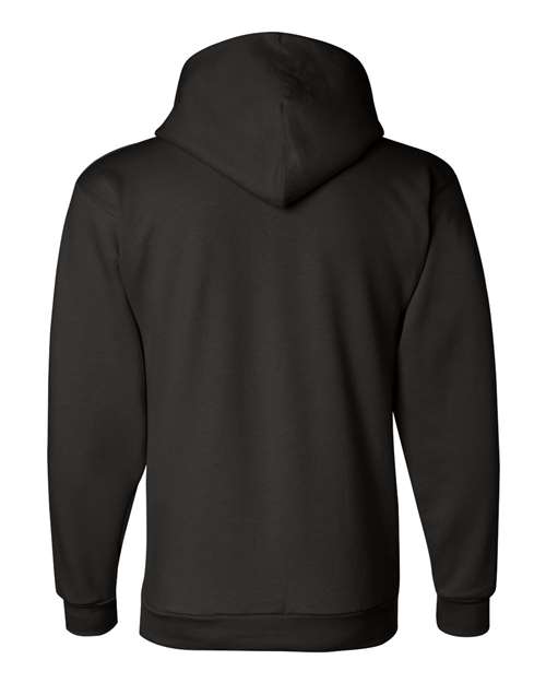 Champion Powerblend® Hooded Sweatshirt S700 Black Custom Embroidered Business Logo