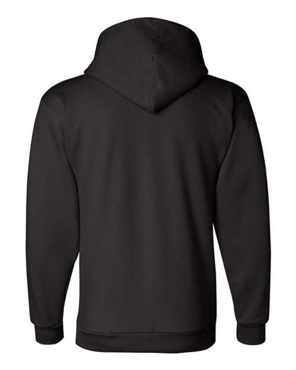 Champion Powerblend® Hooded Sweatshirt S700 Black Custom Embroidered Business Logo