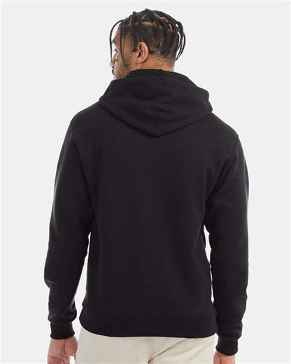 Champion Powerblend® Hooded Sweatshirt S700 Black Custom Embroidered Business Logo