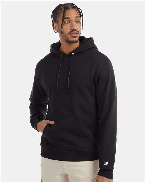Custom Embroidered  Champion Powerblend® Hooded Sweatshirt S700 Black