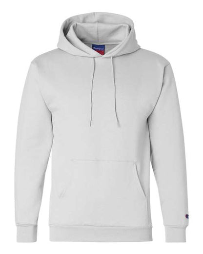 Champion Powerblend® Hooded Sweatshirt S700 White Custom Embroidered Business Logo