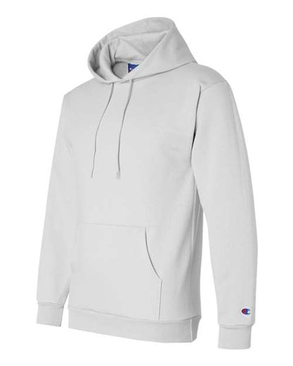 Champion Powerblend® Hooded Sweatshirt S700 White Custom Embroidered Business Logo