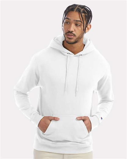 Custom Embroidered  Champion Powerblend® Hooded Sweatshirt S700 White