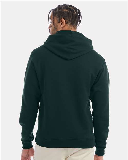 Champion Powerblend® Hooded Sweatshirt S700 Dark Green Custom Embroidered Business Logo