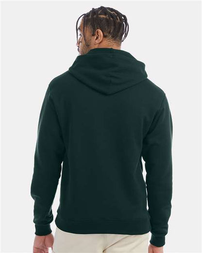 Champion Powerblend® Hooded Sweatshirt S700 Dark Green Custom Embroidered Business Logo
