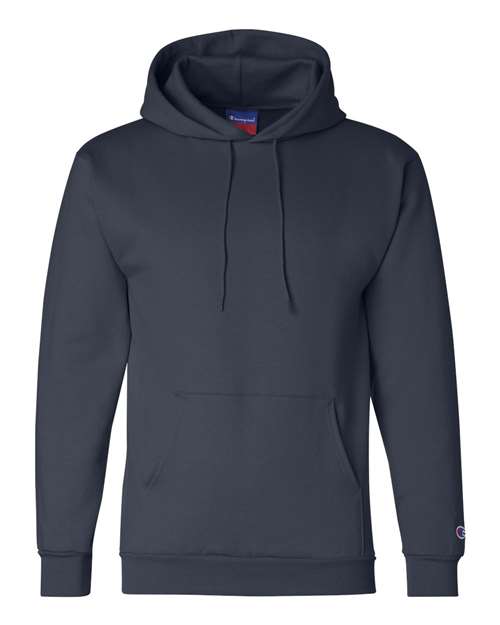 Champion Powerblend® Hooded Sweatshirt S700 Navy Custom Embroidered Business Logo