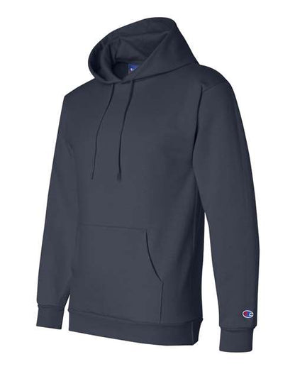 Champion Powerblend® Hooded Sweatshirt S700 Navy Custom Embroidered Business Logo