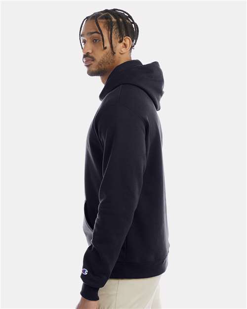 Champion Powerblend® Hooded Sweatshirt S700 Navy Custom Embroidered Business Logo