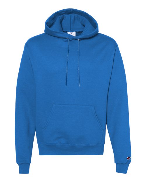 Champion Powerblend® Hooded Sweatshirt S700 Royal Blue Custom Embroidered Business Logo